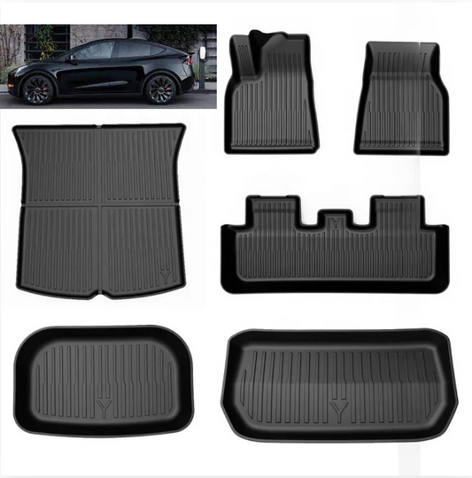 Model Y Lot de 6 Tapis de Sol 3D